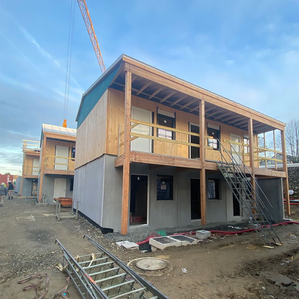 construction dans la ZAC Mellinet crédit : Tristan Brisard Architecte